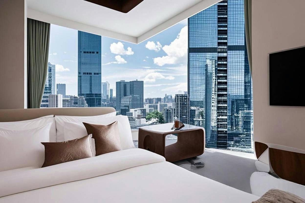 Yun Jin City View Hotel - Guangzhou Taikoo Hui Zhujiang New Town Tianhe Sports Center Exterior photo