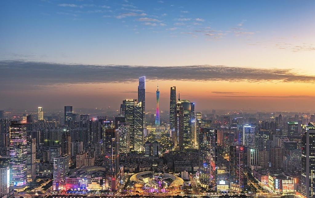 Yun Jin City View Hotel - Guangzhou Taikoo Hui Zhujiang New Town Tianhe Sports Center Exterior photo